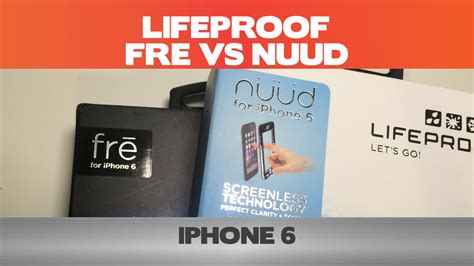 lifeproof fre vs nuud drop test|Lifeproof Nuud or Fre Case: which case do you .